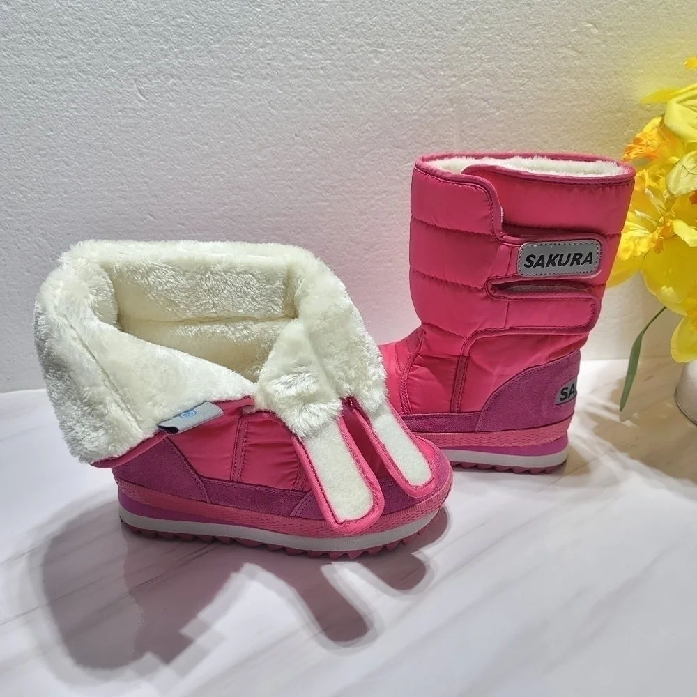 SAKURA WOMEN PINK BOOTS SZ.36